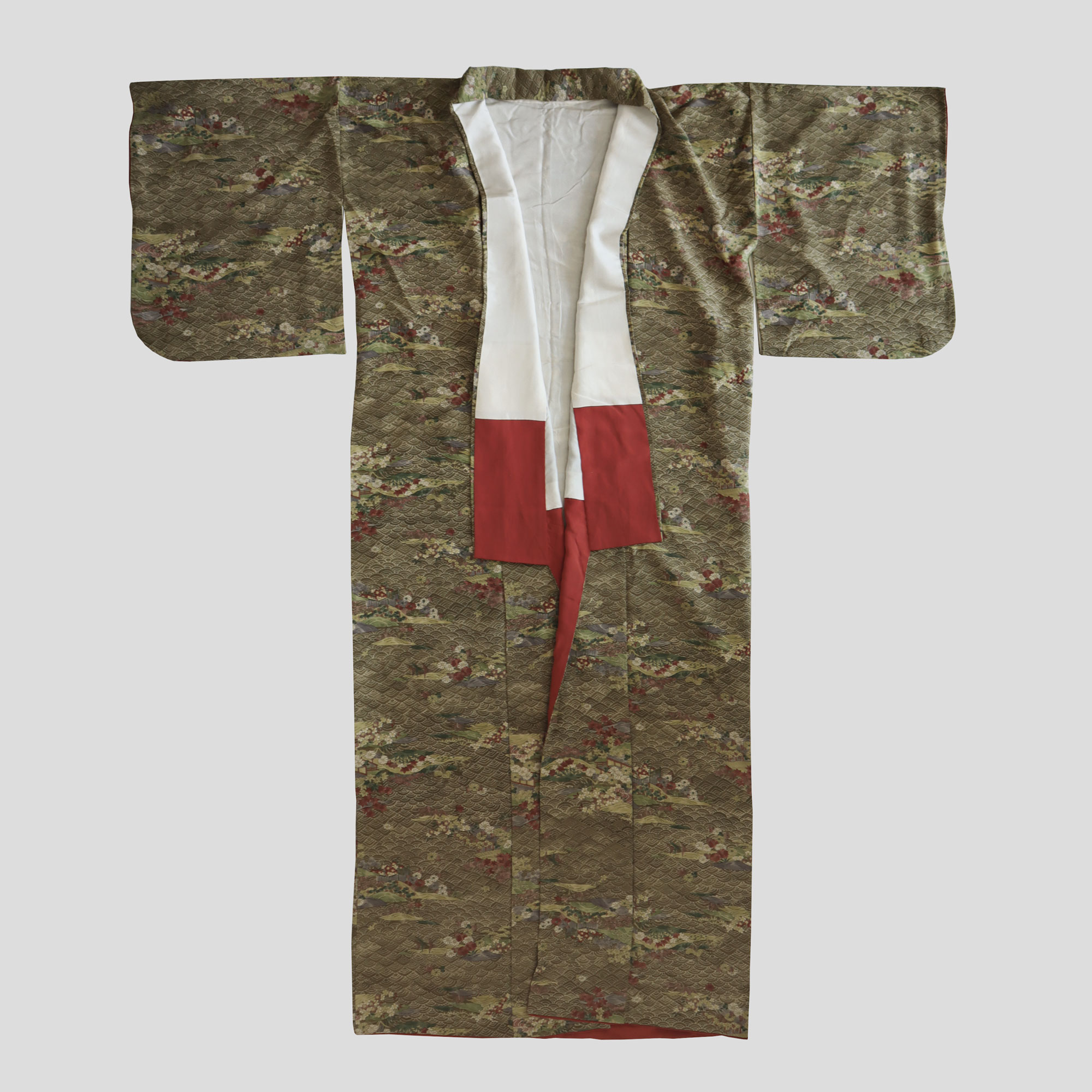 Kimono - Vagues Seigaiha Bucoliques d’Automne