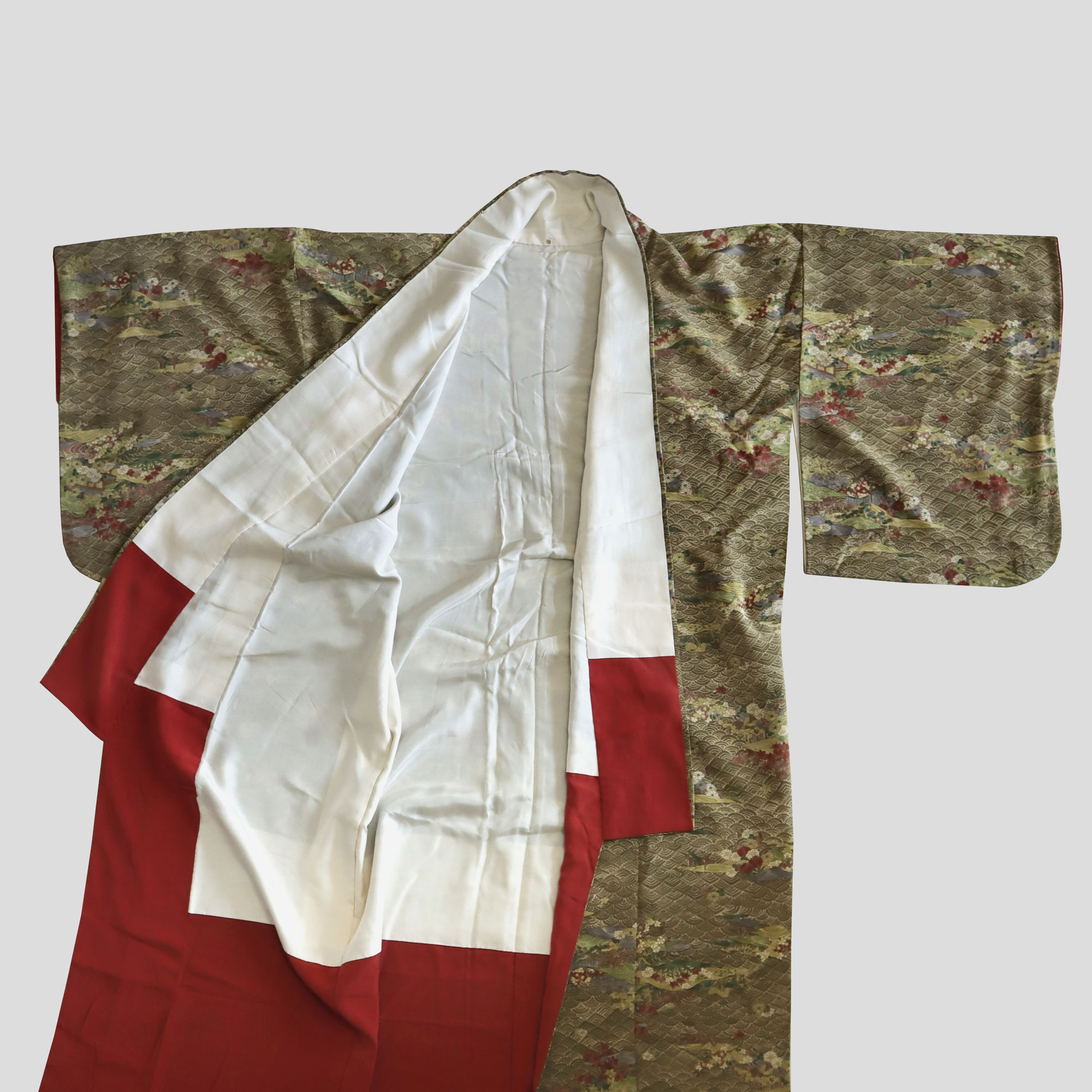 Kimono - Vagues Seigaiha Bucoliques d’Automne