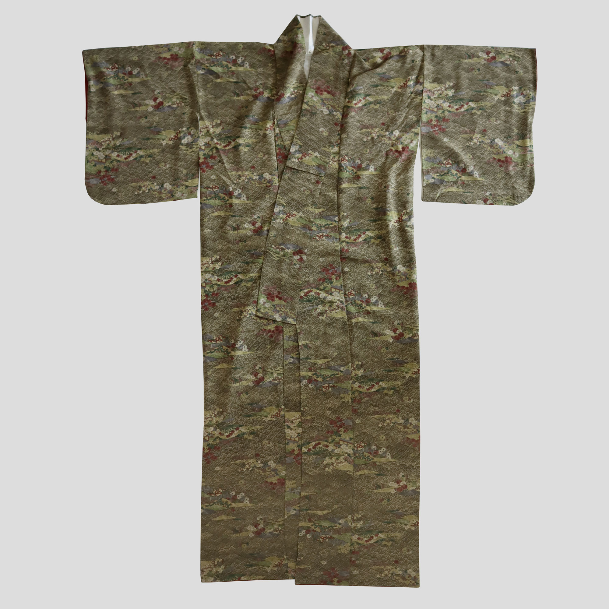 Kimono - Vagues Seigaiha Bucoliques d’Automne