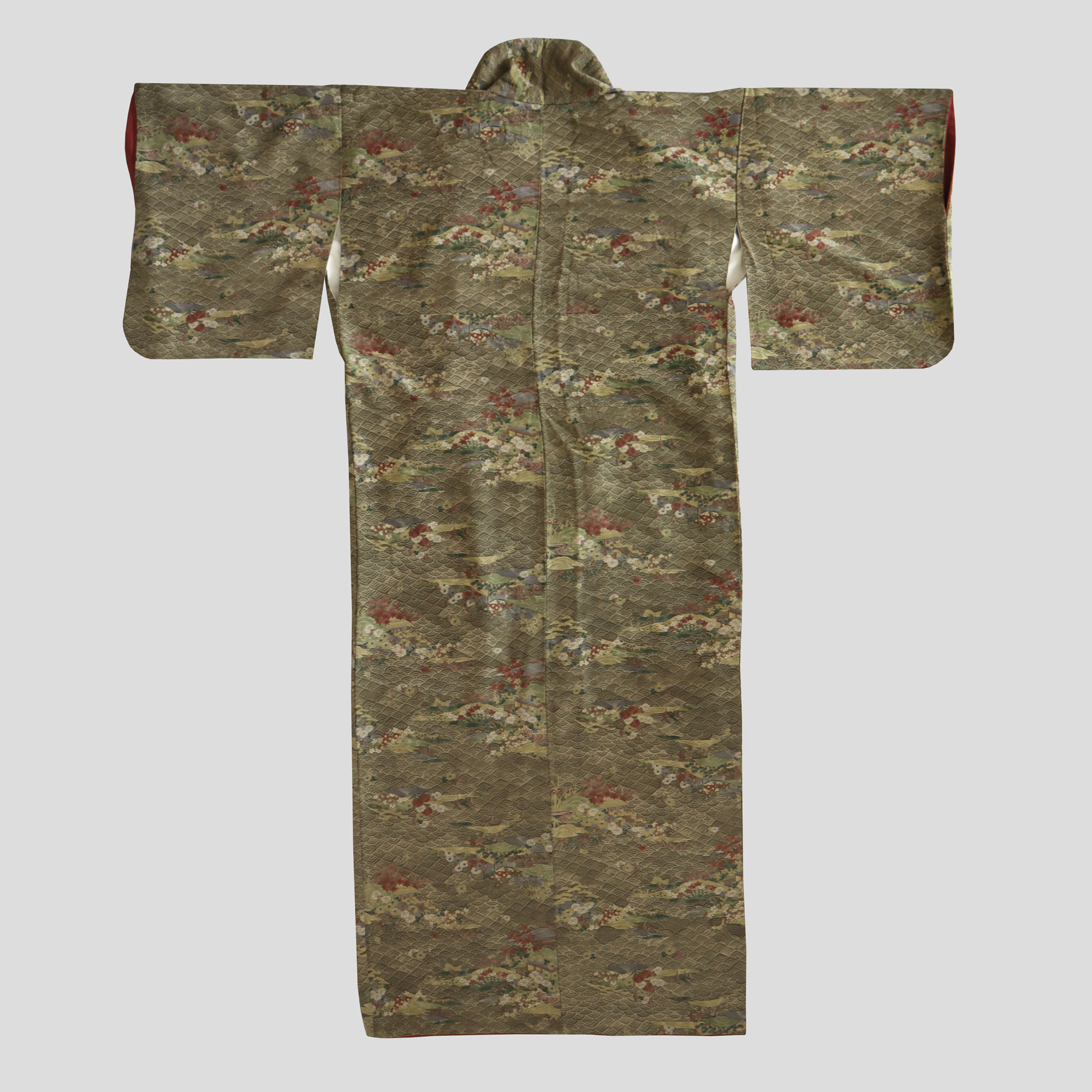 Kimono - Vagues Seigaiha Bucoliques d’Automne