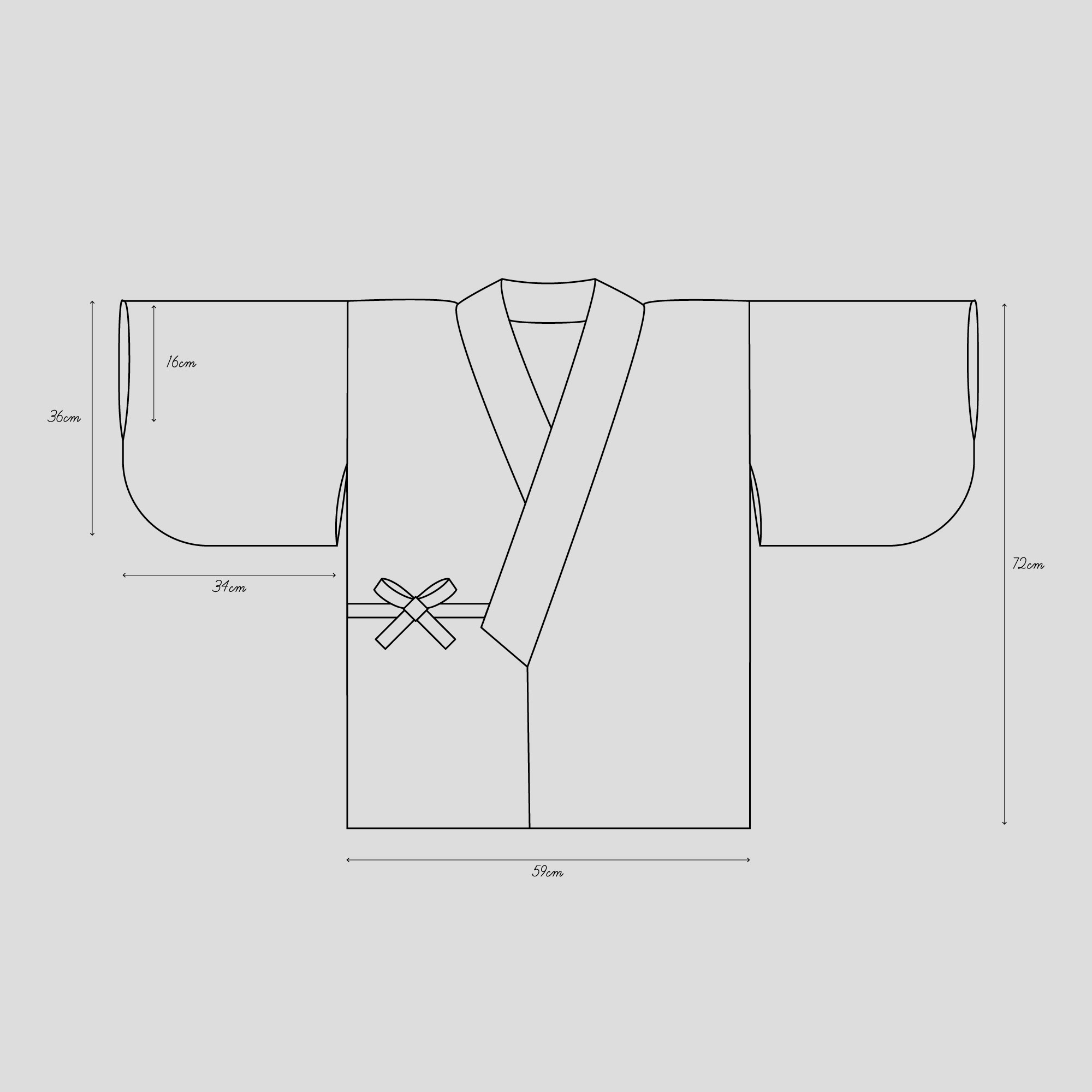 Haori - Flamme d’Automne Texturée en Laine