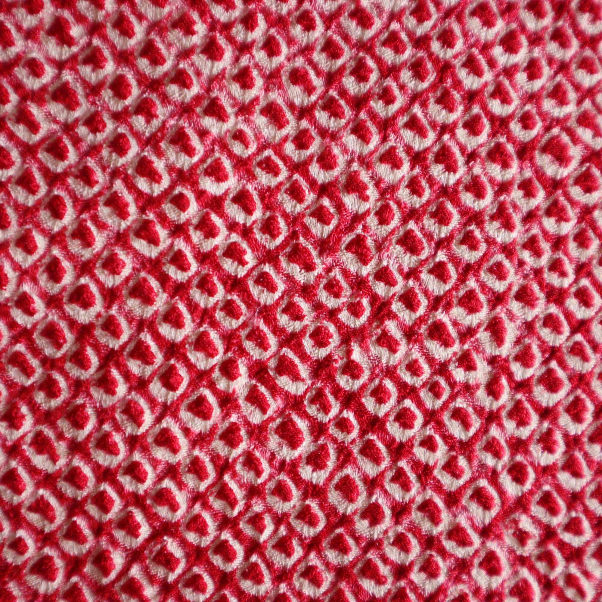 Haori - Points de Teinture Shibori Magenta