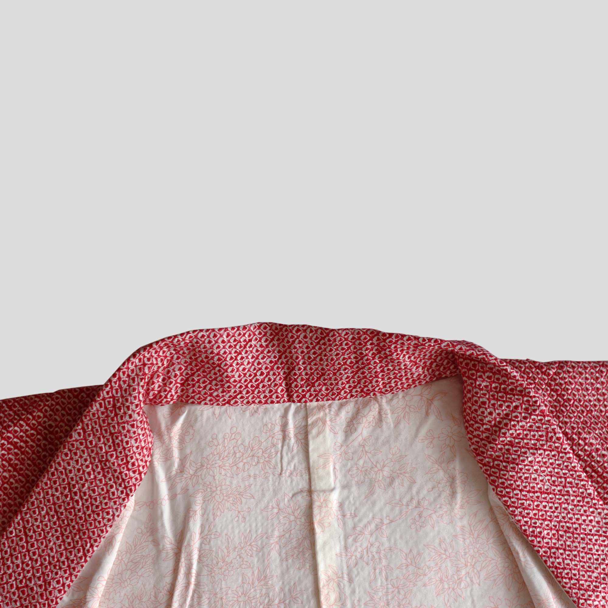 Haori - Points de Teinture Shibori Magenta