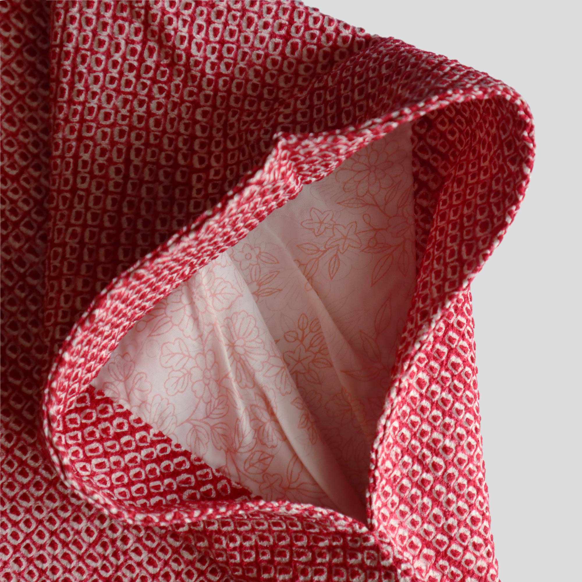 Haori - Points de Teinture Shibori Magenta