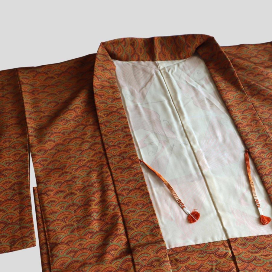 Haori - Seigaiha Vintage aux Couleurs d’Automne